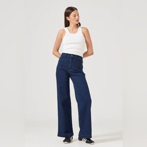 ROLLA'S Dark Blue Flare Sailor Jeans